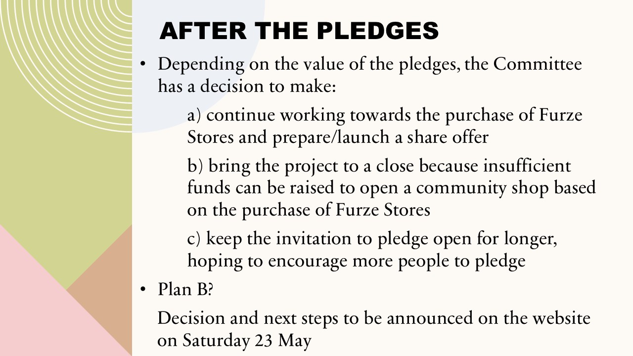 After the pledges