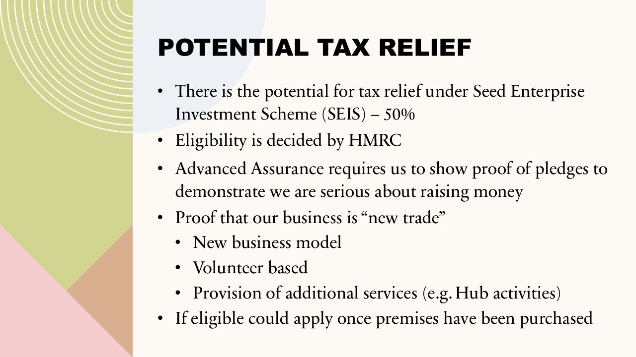 Potential Tax Relief